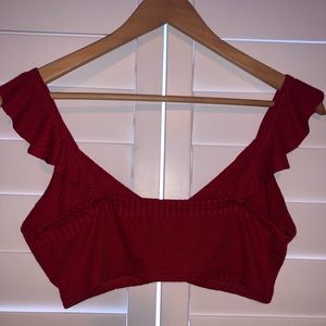 Fashion Nova Tops - Fashion Nova Red Cropped Top! Fashion Nova Tops - Fashion Nova Red Cropped Top!